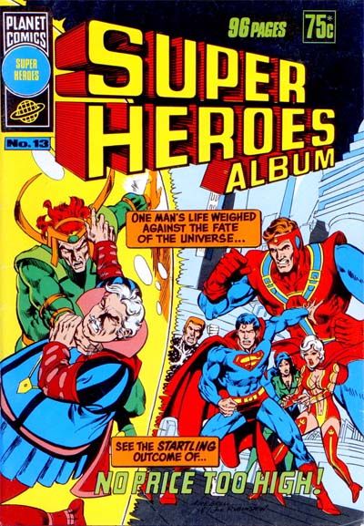 Cover for Super Heroes Album (K. G. Murray, 1976 series) #13