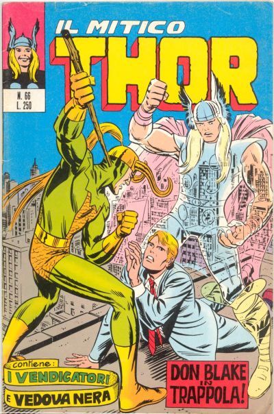 Cover for Il Mitico Thor (Editoriale Corno, 1971 series) #66