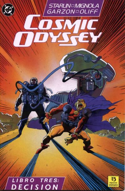 Cover for Cosmic Odyssey (Zinco, 1989 series) #3