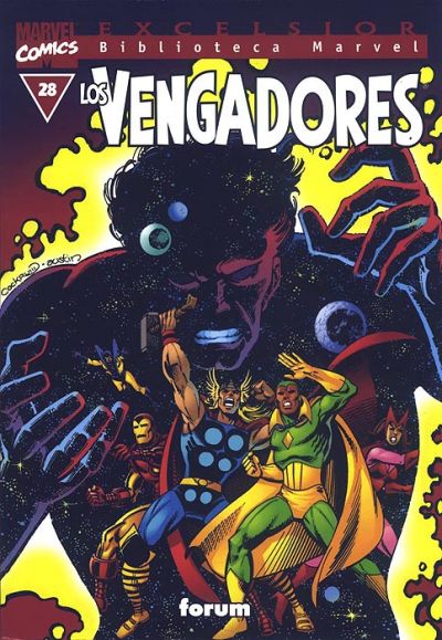 Cover for Biblioteca Marvel: Los Vengadores (Planeta DeAgostini, 1999 series) #28