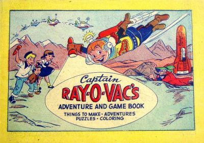 Cover for Captain Ray-O-Vac's Adventure and Game Book (Western, 1952 series) 