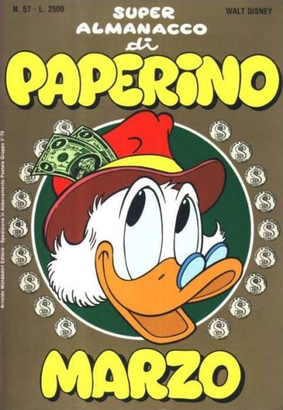 Cover for Super Almanacco di Paperino (Mondadori, 1984 series) #57