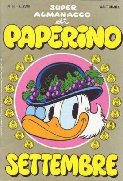 Cover for Super Almanacco di Paperino (Mondadori, 1984 series) #63