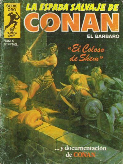Cover for La Espada Salvaje de Conan (Planeta DeAgostini, 1982 series) #5