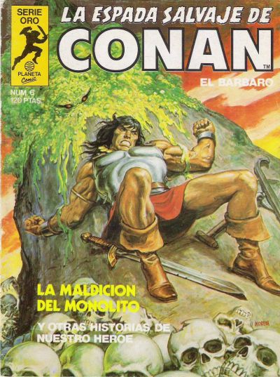 Cover for La Espada Salvaje de Conan (Planeta DeAgostini, 1982 series) #6