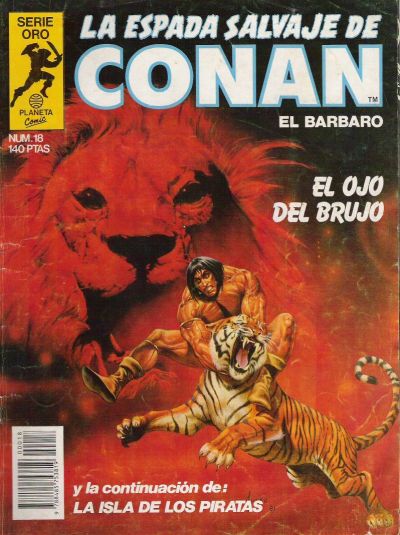 Cover for La Espada Salvaje de Conan (Planeta DeAgostini, 1982 series) #18