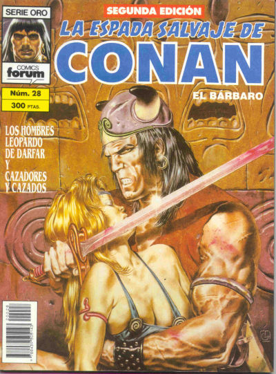 Cover for La Espada Salvaje de Conan (Planeta DeAgostini, 1982 series) #28
