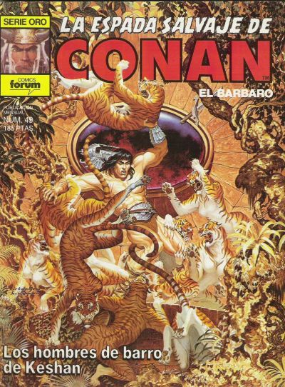 Cover for La Espada Salvaje de Conan (Planeta DeAgostini, 1982 series) #49
