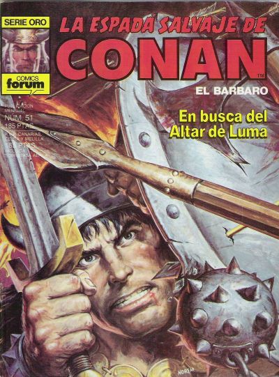 Cover for La Espada Salvaje de Conan (Planeta DeAgostini, 1982 series) #51