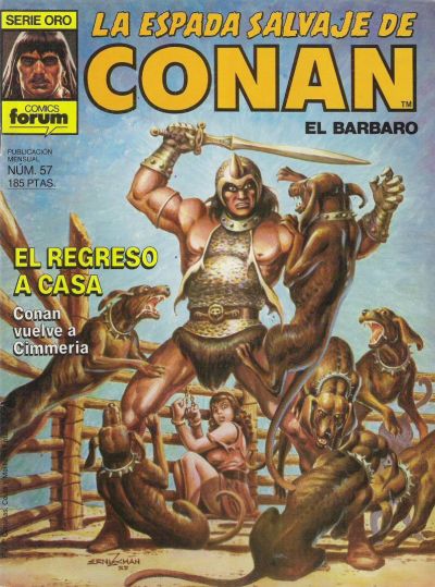 Cover for La Espada Salvaje de Conan (Planeta DeAgostini, 1982 series) #57