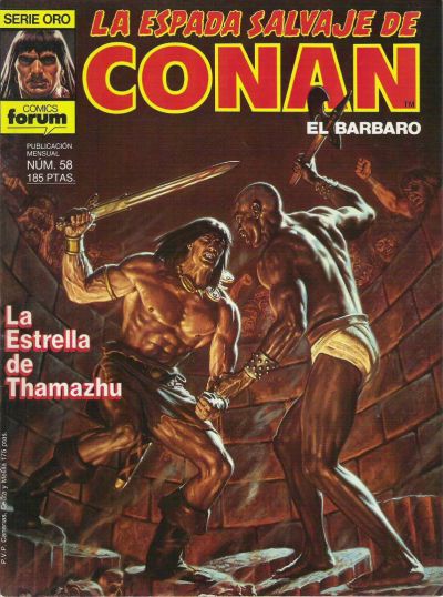 Cover for La Espada Salvaje de Conan (Planeta DeAgostini, 1982 series) #58