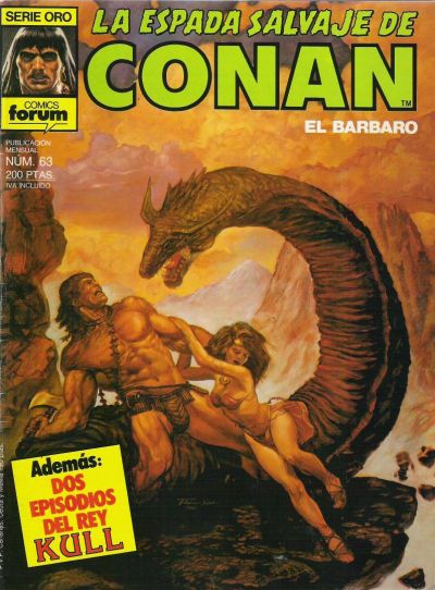 Cover for La Espada Salvaje de Conan (Planeta DeAgostini, 1982 series) #63