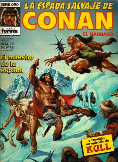 Cover for La Espada Salvaje de Conan (Planeta DeAgostini, 1982 series) #70