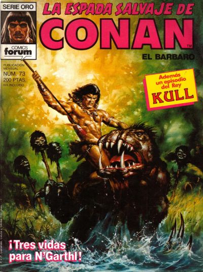 Cover for La Espada Salvaje de Conan (Planeta DeAgostini, 1982 series) #73
