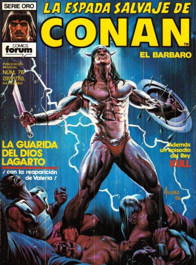 Cover for La Espada Salvaje de Conan (Planeta DeAgostini, 1982 series) #76