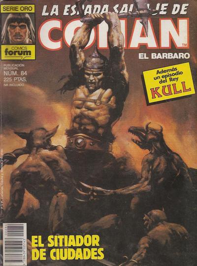 Cover for La Espada Salvaje de Conan (Planeta DeAgostini, 1982 series) #84