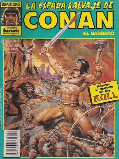 Cover for La Espada Salvaje de Conan (Planeta DeAgostini, 1982 series) #87