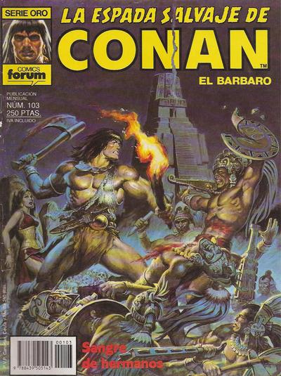 Cover for La Espada Salvaje de Conan (Planeta DeAgostini, 1982 series) #103