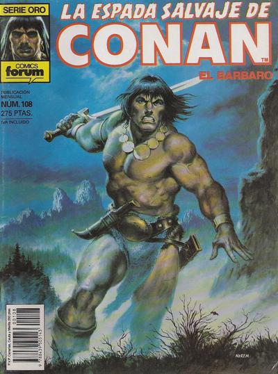Cover for La Espada Salvaje de Conan (Planeta DeAgostini, 1982 series) #108