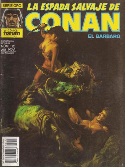 Cover for La Espada Salvaje de Conan (Planeta DeAgostini, 1982 series) #112