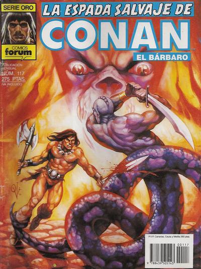 Cover for La Espada Salvaje de Conan (Planeta DeAgostini, 1982 series) #117