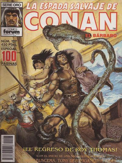 Cover for La Espada Salvaje de Conan (Planeta DeAgostini, 1982 series) #127
