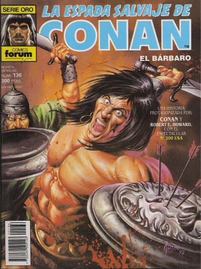 Cover for La Espada Salvaje de Conan (Planeta DeAgostini, 1982 series) #136