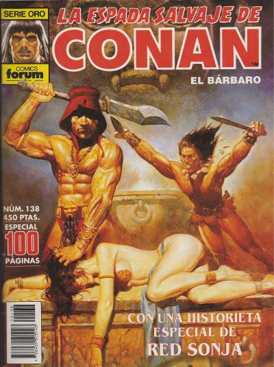 Cover for La Espada Salvaje de Conan (Planeta DeAgostini, 1982 series) #138