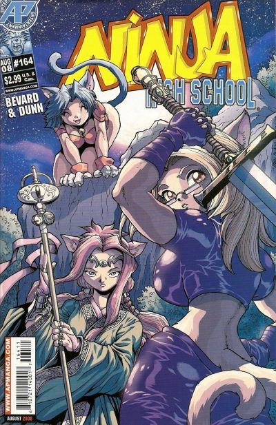 Cover for Ninja High School (Antarctic Press, 1994 series) #164