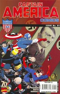 Cover Thumbnail for Captain America Comics 70th Anniversary Special (Marvel, 2009 series) #1 [Regular Cover]