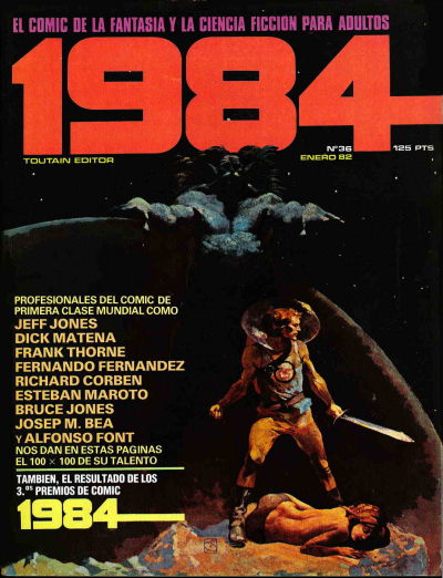 Cover for 1984 (Toutain Editor, 1978 series) #36