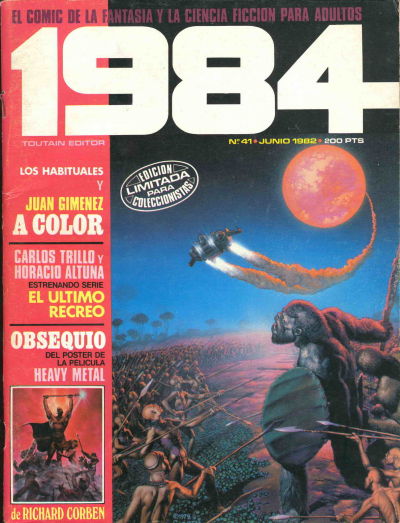 Cover for 1984 (Toutain Editor, 1978 series) #41 ["Edición limitada para coleccionistas"]