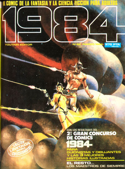 Cover for 1984 (Toutain Editor, 1978 series) #62 ["Edición limitada para coleccionistas"]