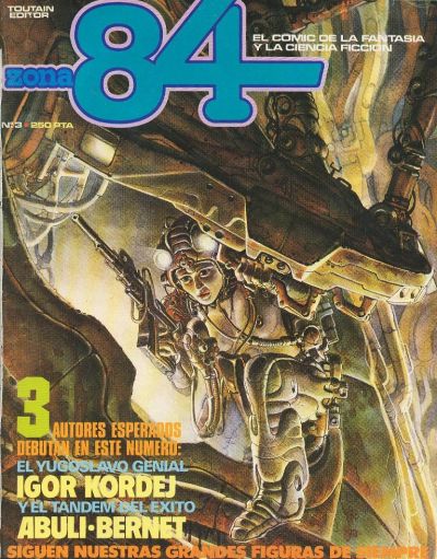 Cover for Zona 84 (Toutain Editor, 1984 series) #3