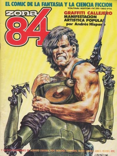 Cover for Zona 84 (Toutain Editor, 1984 series) #35