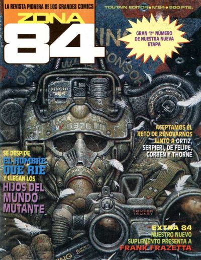 Cover for Zona 84 (Toutain Editor, 1984 series) #84