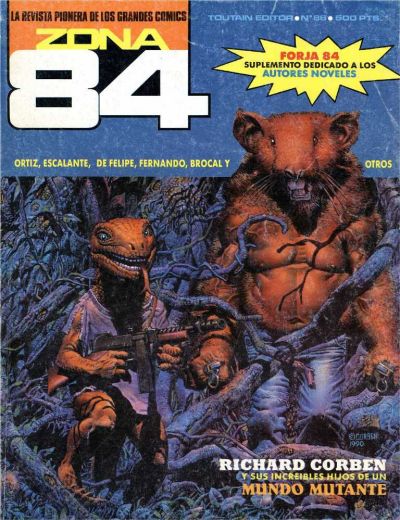 Cover for Zona 84 (Toutain Editor, 1984 series) #86