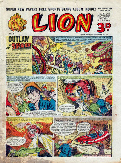 Cover for Lion (Amalgamated Press, 1952 series) #1
