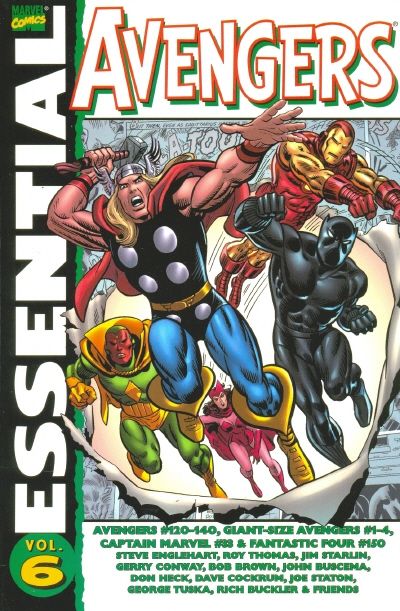 Cover for Essential Avengers (Marvel, 1999 series) #6