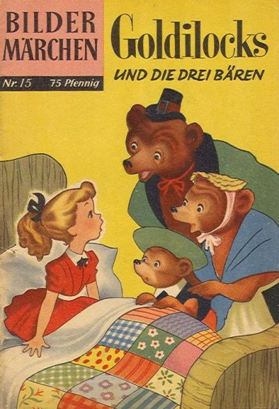 Cover for Bildermärchen (BSV - Williams, 1957 series) #15 - Goldilocks und die drei Bären