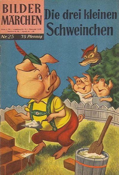 Cover for Bildermärchen (BSV - Williams, 1957 series) #25 - Die drei kleinen Schweinchen
