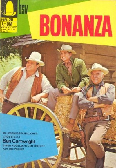 Cover for Bonanza (BSV - Williams, 1969 series) #20
