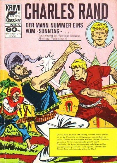 Cover for Charles Rand (BSV - Williams, 1967 series) #3