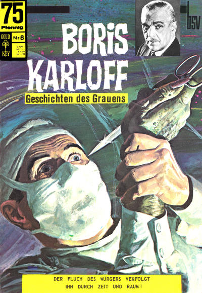 Cover for Boris Karloff (BSV - Williams, 1967 series) #6