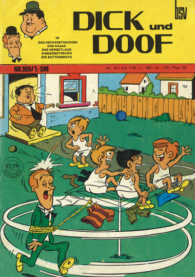 Cover for Dick und Doof (BSV - Williams, 1965 series) #109