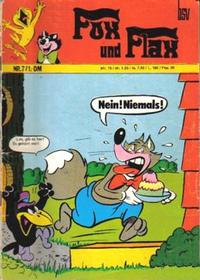 Cover for Fox und Flax (BSV - Williams, 1972 series) #7