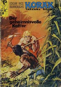 Cover Thumbnail for Korak (BSV - Williams, 1967 series) #40