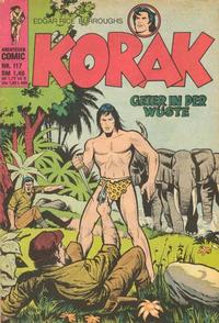 Cover Thumbnail for Korak (BSV - Williams, 1967 series) #117