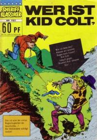 Cover Thumbnail for Sheriff Klassiker (BSV - Williams, 1964 series) #981