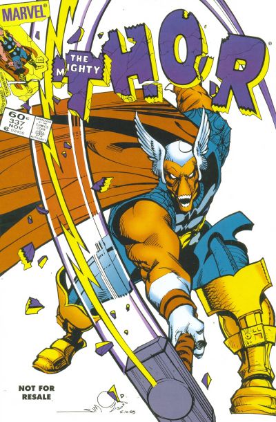Cover for Thor No. 337 [Marvel Legends reprint] (Marvel, 2006 series) 